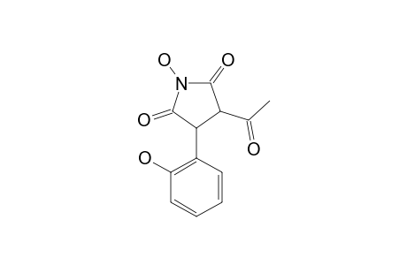 3-ACETYL-1-HYDROXY-4-(2-HYDROXYPHENYL)-PYRROLIDINE-2,5-DIONE