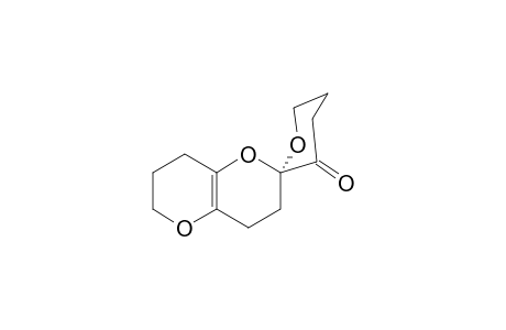 Spiro[2,3,4,6,7,8-hexahydropyrano[3,2-b]pyranyl-2,2'-tetrahydropyran-3-one]