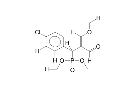 DIMETHYL 1-(4-CHLOROPHENYL)-2-FORMYL)-3E-METHOXYALLYLPHOSPHONATE