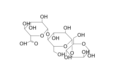 3-O-(4-O-(BETA-D-GLUCOPYRANOSYLURONIC ACID)-BETA-D-GLUCOPYRANOSYL)-ALPHA-D-MANNOPYRANOSE