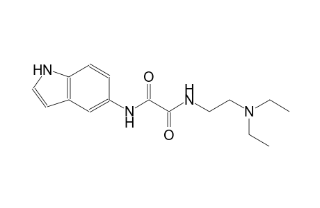 ethanediamide, N~1~-[2-(diethylamino)ethyl]-N~2~-(1H-indol-5-yl)-