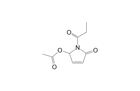 ACETIC-ACID-5-OXO-1-PROPIONYL-2,5-DIHYDRO-1H-PYRROL-2-YL-ESTER