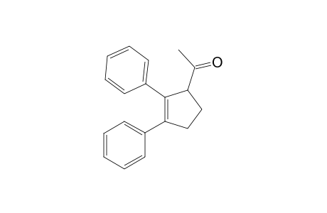 1-(2,3-diphenylcyclopent-2-enyl)ethanone