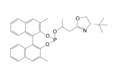 (+)-{2-[(4'S)-(4'-tert-Butyloxazolin-2'-yl)]-2-methylethyl}-[(S)-(3,3'-dimethyl)binaphthyl-2,2'-diyl]phosphite