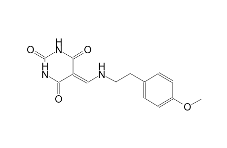 5-({[2-(4-methoxyphenyl)ethyl]amino}methylene)-2,4,6(1H,3H,5H)-pyrimidinetrione