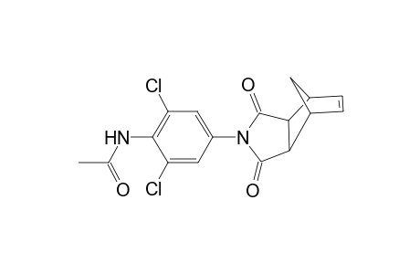 N-[2,6-Dichloro-4-(3,5-dioxo-4-aza-tricyclo[5.2.1.0(2,6)]dec-8-en-4-yl)-phenyl]-acetamide