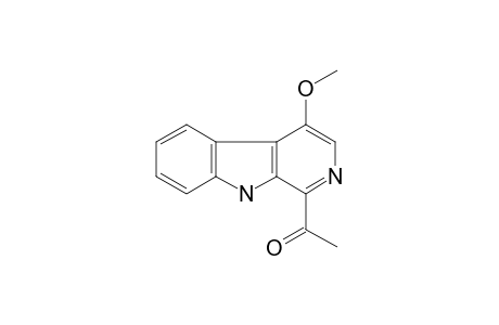 1-(4-methoxy-9H-$b-carbolin-1-yl)ethanone