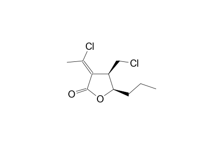 (3E,4R,5R)-3-(1-chloranylethylidene)-4-(chloromethyl)-5-propyl-oxolan-2-one