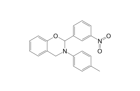 2-(3-Nitrophenyl)-3-p-tolyl-3,4-dihydro-2H-benzo[e][1,3]oxazine