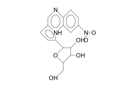 8-Nitro-1-(B-D-ribofuranosyl)-pyrrolo(1,2-A)quinoxaline