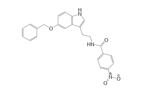 N-{2-[5-(benzyloxy)-1H-indol-3-yl]ethyl}-4-nitrobenzamide