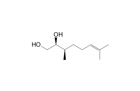 (2S,3R)-3,7-Dimethyloct-6-ene-1,2-diol