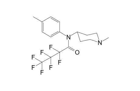 2,2,3,3,4,4,4-Heptafluoro-N-(4-methylphenyl)-N-(1-methylpiperidin-4-yl)butanamide