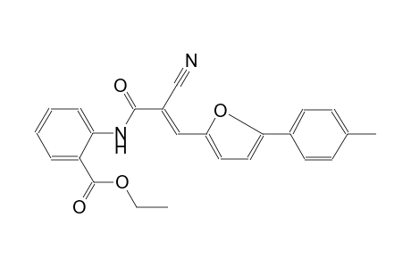 benzoic acid, 2-[[(2E)-2-cyano-3-[5-(4-methylphenyl)-2-furanyl]-1-oxo-2-propenyl]amino]-, ethyl ester