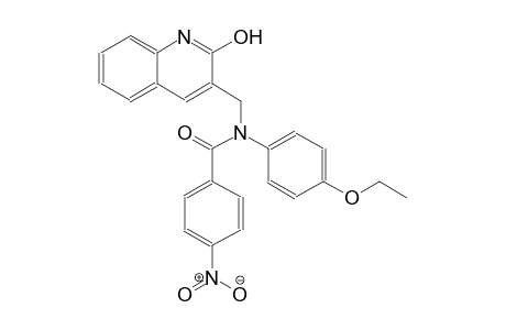 N-(4-ethoxyphenyl)-N-[(2-hydroxy-3-quinolinyl)methyl]-4-nitrobenzamide