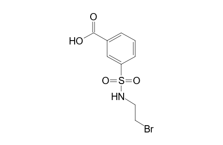 Benzoic acid, 3-[[(2-bromoethyl)amino]sulfonyl]-