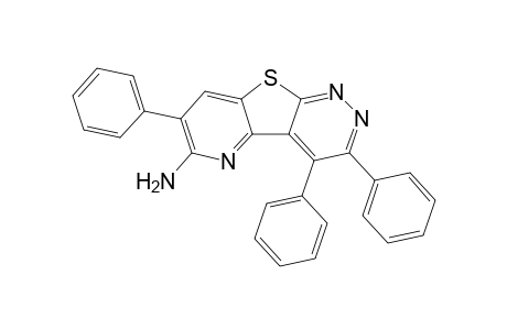 6-Amino-3,4,7-triphenylpyrido[2',3':4,5]thieno[2,3-c]pyridazine