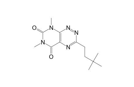 Pyrimido[5,4-e]-1,2,4-triazine-5,7(6H,8H)-dione,3-(3,3-dimethylbutyl)-6,8-dimethyl-