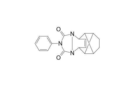 5,9-Etheno-7,6,8-[1]propanyl[3]ylidene-1H,5H-[1,2,4]triazolo[1,2-a][1,2]diazepine-1,3(2H)-dione, 6,7,8,9-tetrahydro-2-phenyl-
