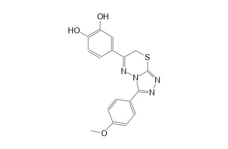4-[3-(4-methoxyphenyl)-7H-[1,2,4]triazolo[3,4-b][1,3,4]thiadiazin-6-yl]-1,2-benzenediol
