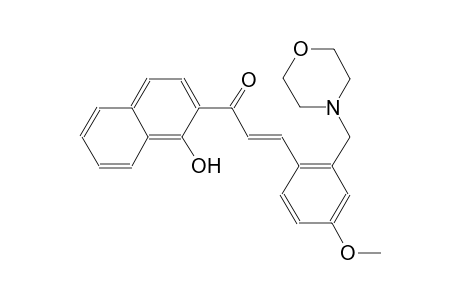 (2E)-1-(1-hydroxy-2-naphthyl)-3-[4-methoxy-2-(4-morpholinylmethyl)phenyl]-2-propen-1-one