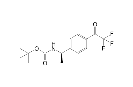 (R)-N-(tert-Butoxycarbonyl)-4-[(1-amino)ethyl]-2,2,2-trifluoroacetaphenone