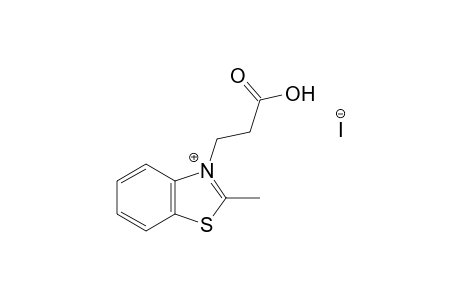 3-(2-carboxyethyl)-2-methylbenzothiazolium iodide