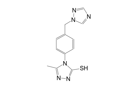 4H-1,2,4-triazole-3-thiol, 5-methyl-4-[4-(1H-1,2,4-triazol-1-ylmethyl)phenyl]-