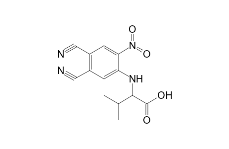 Butanoic acid, 2-[(4,5-dicyano-2-nitrophenyl)amino]-3-methyl-