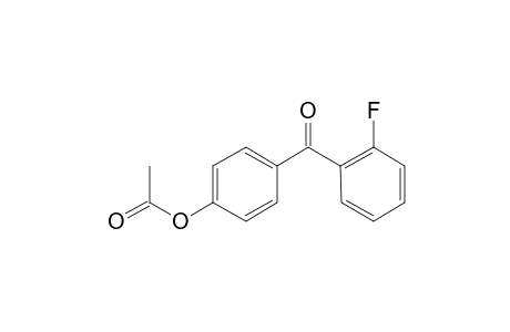 2-Fluoro-4'-hydroxybenzophenone, acetate