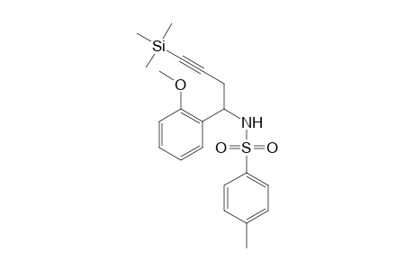 N-[1-(2-Methoxyphenyl)-4-(trimethylsilyl)but-3-ynyl]-4-methyl-benzenesulfonamide