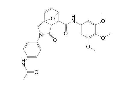 (3aS,6R)-2-(4-acetamidophenyl)-1-oxo-N-(3,4,5-trimethoxyphenyl)-1,2,3,6,7,7a-hexahydro-3a,6-epoxyisoindole-7-carboxamide