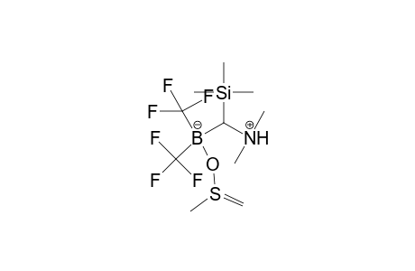 2-Thio-3-oxa-4-borata-6-azonia-1-hepten, 2,6-dimethyl-4-bis(trifluoromethyl)-5-trimethylsilyl-(???)