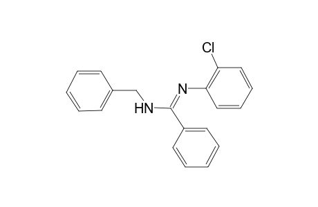 N-Benzyl-N'-(2-chlorophenyl)benzenecarboximidamide