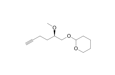 2-((R)-2-methoxyhex-5-ynyloxy)-tetrahydro-2H-pyran