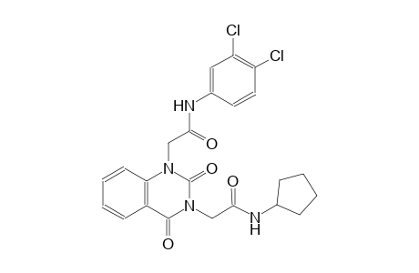3-(3-cyclopentyl-2-oxopropyl)-1-[3-(3,4-dichlorophenyl)-2-oxopropyl]-1,2,3,4-tetrahydroquinazoline-2,4-dione