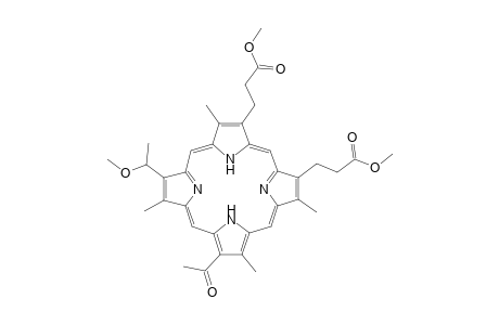 3-Acetyl-8-(1-methoxyethyl)deuteroporphyrin-ix dimethyl ester