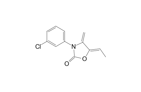 (5Z)-3-(3-chlorophenyl)-5-ethylidene-4-methylene-2-oxazolidinone