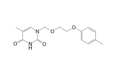 2,4(1H,3H)-Pyrimidinedione, 5-methyl-1-[[2-(4-methylphenoxy)ethoxy]methyl]-