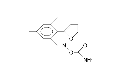 2-(2-Furyl)-3,5-dimethyl-benzaldehyde O-methyl-carbamoyl oxime