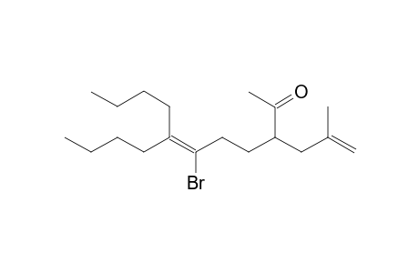 6-Bromo-7-butyl-3-(2-methallyl)-6-undecen-2-one