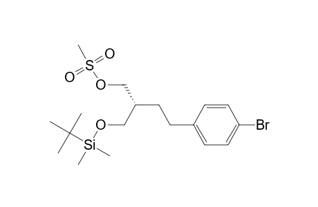 (R)-(-)-4-Bromo-.beta.-[[[(1,1-dimethylethyl)dimethylsilyl]oxy]methyl]benzenebutanol Methanesulfonate