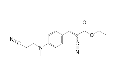 α-cyano-p-[(2-cyanoethyl)methylamino]cinnamic acid, ethyl ester