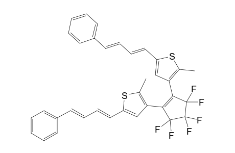 3-[3,3,4,4,5,5-hexafluoro-2-[2-methyl-5-[(1E,3E)-4-phenylbuta-1,3-dienyl]-3-thienyl]cyclopenten-1-yl]-2-methyl-5-[(1E,3E)-4-phenylbuta-1,3-dienyl]thiophene