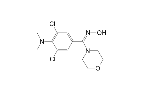 2,6-dichloro-4-[(Z)-(hydroxyimino)(4-morpholinyl)methyl]-N,N-dimethylaniline