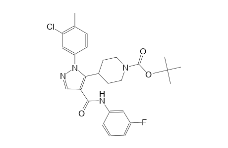 1-piperidinecarboxylic acid, 4-[1-(3-chloro-4-methylphenyl)-4-[[(3-fluorophenyl)amino]carbonyl]-1H-pyrazol-5-yl]-, 1,1-dimethylethyl ester