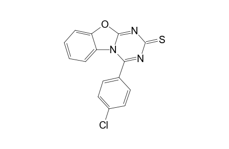 4-(p-Chlorophenyl)benzoxazolo[3,2-a]triazine-2-thione