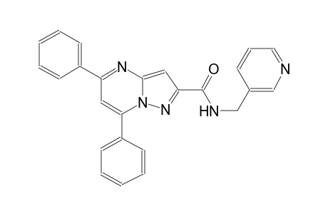 5,7-diphenyl-N-(3-pyridinylmethyl)pyrazolo[1,5-a]pyrimidine-2-carboxamide