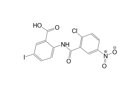 2-[(2-chloro-5-nitrobenzoyl)amino]-5-iodobenzoic acid
