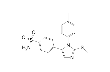 4-[1-(4-Methylphenyl)-2-methylthioimidazol-5-yl]benzenesulfonamide